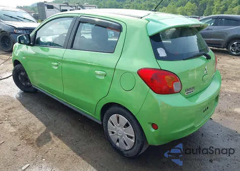 2015 Mitsubishi Mirage De из США, поврежденный, VIN ML32A3HJ8FH006338